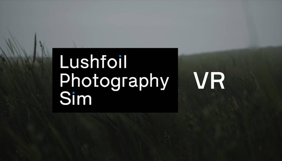 Lushfoil Photography Sim Gets Free PC VR Update Next Month