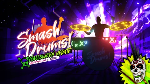 Smash Drums Adds Eerie Cosmetics And New Song In Halloween Update