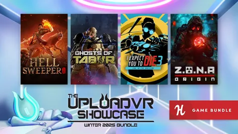 UploadVR Winter Showcase Humble Bundle Includes Hellsweeper, Walking Dead, Ghosts Of Tabor & More