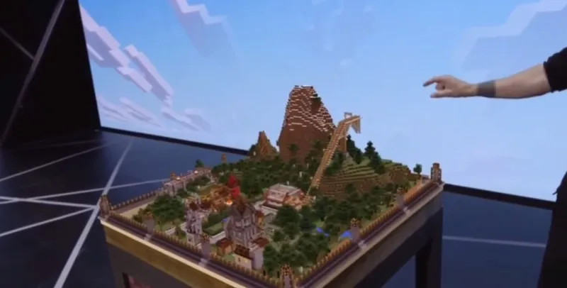 Microsoft shows the future of Minecraft with Hololens at E3
