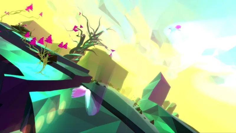 Lucid Trips: Hand tracked locomotion and surreal art