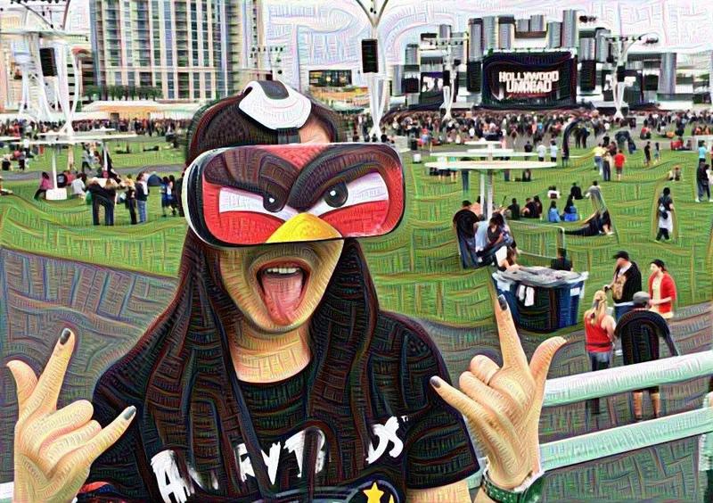 Iconic VR Photos through Google's Deep Dream Algorithm