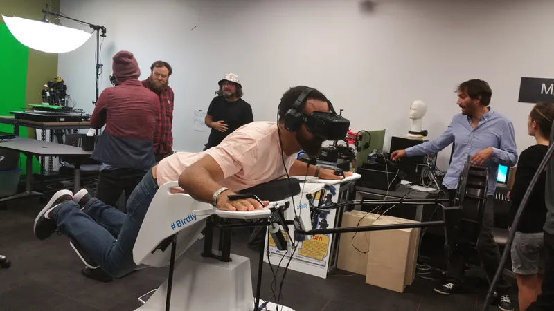 A flight to remember: Hands-On with Birdly at the MxR Studio