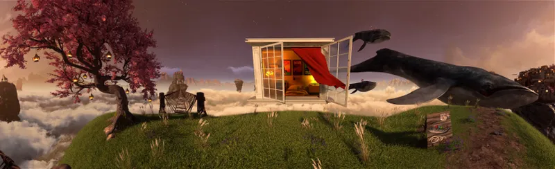 Lose yourself in OTOY's dreamy grand prize "Render The Metaverse" scene