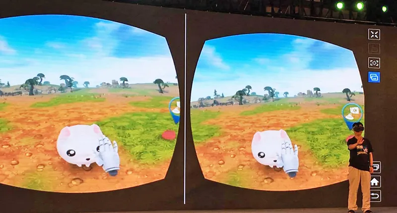 Baofeng Showcases Mobile VR Headset With Positional and Finger Tracking