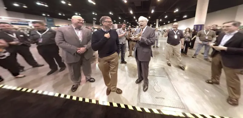 Here's Bill Gates and Warren Buffett Playing A Ukulele and Singing Together in VR