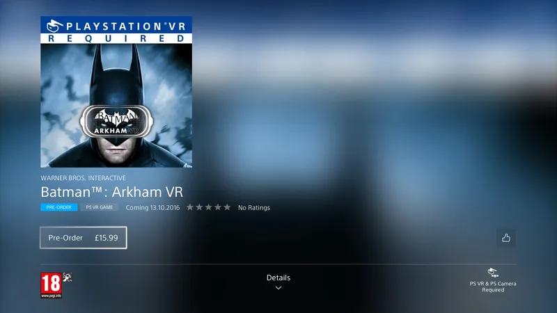 'Batman: Arkham VR' Gets First Gameplay As Pre-Orders Go Live
