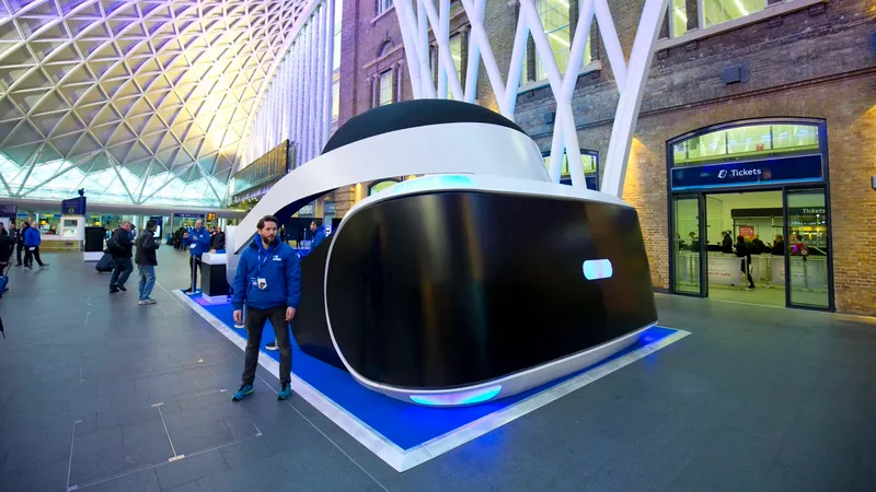 Check Out This Awesome Giant PlayStation VR In London Today