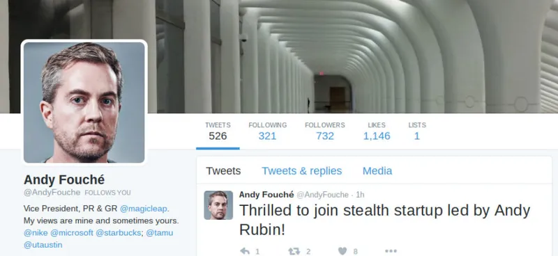 Magic Leap Head Of Public Relations Leaves To Join Stealth Startup (Update)