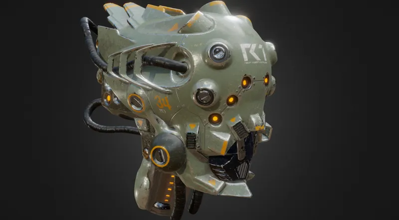 Robot Heads, The Champ in Action, and a Mysterious Visitor - This Week's Best VR Art