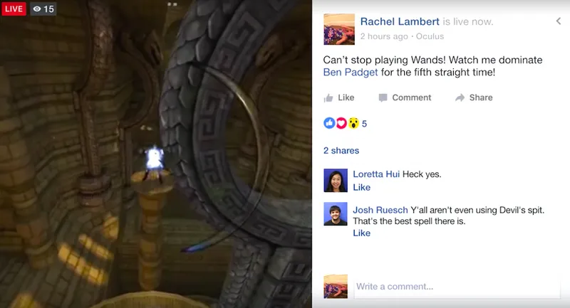 Facebook Livestreaming From Gear VR Arrives In Latest Oculus Update