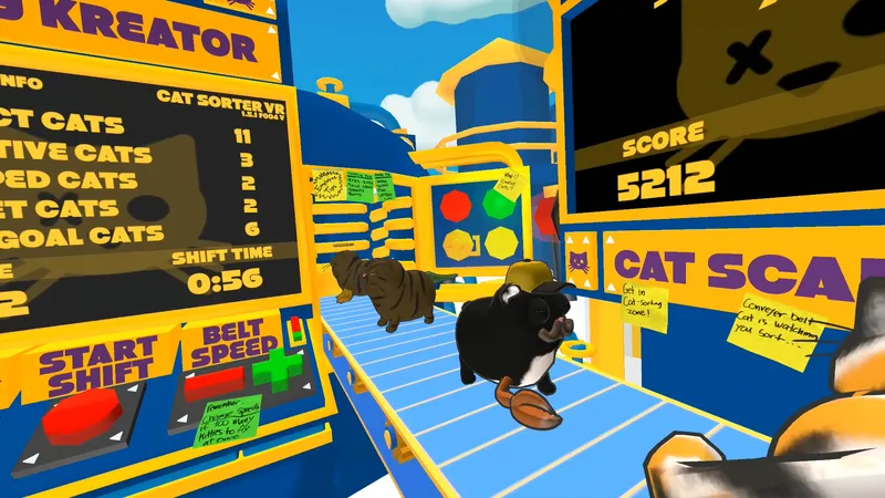 Give Your Cat a Custom Nose, Tail, or Butt in Cat Sorter VR