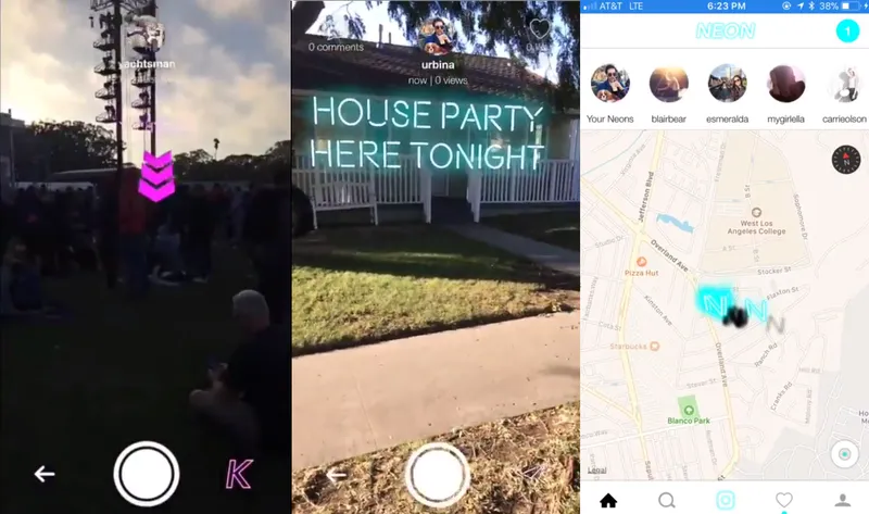 Neon Is A Social AR App For Friend Finding And Sign Posting