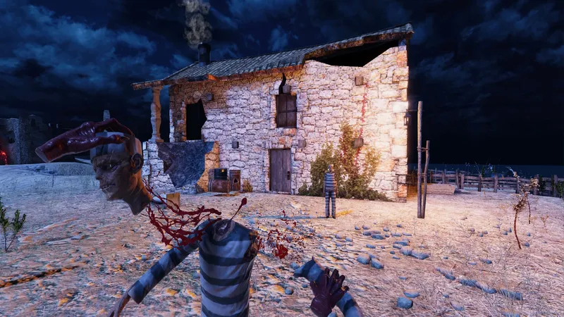 Eat A Goat's Head And Curse Like A Sailor In Bloody VR Game Tainted Fate