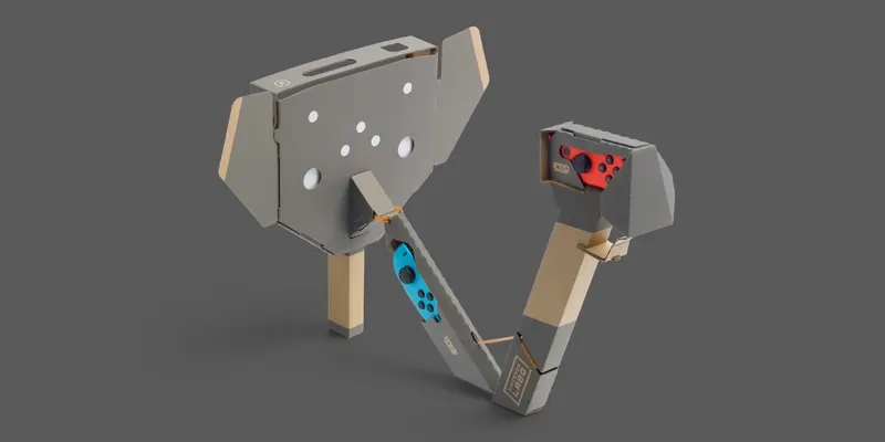 Nintendo Labo VR's Elephant Doodle & Puzzle Games Feature Positional Controller Tracking