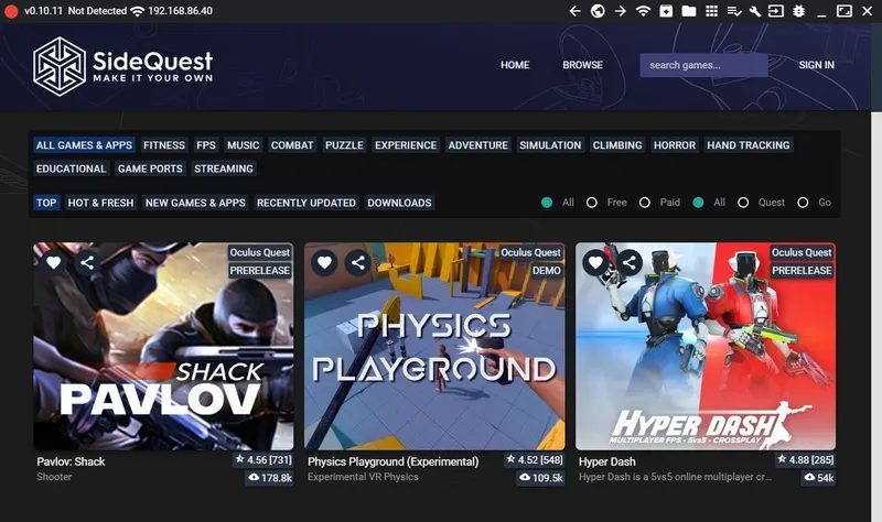 SideQuest Takes Investment From BoostVC And Palmer Luckey