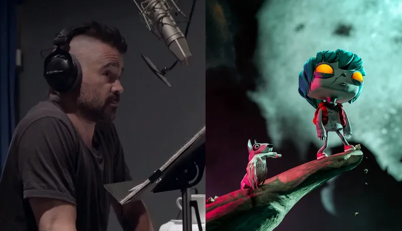 Watch Colin Farrell Voice VR In Gloomy Eyes Behind-The-Scene Video