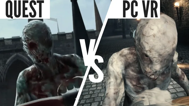 In Death: Unchained Oculus Quest vs PC VR Graphics Comparison