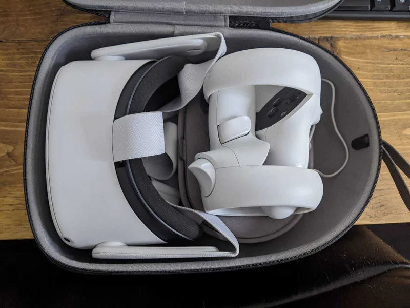 Update: You Can Use The Original Quest Carrying Case For Quest 2 (But We Wouldn't)