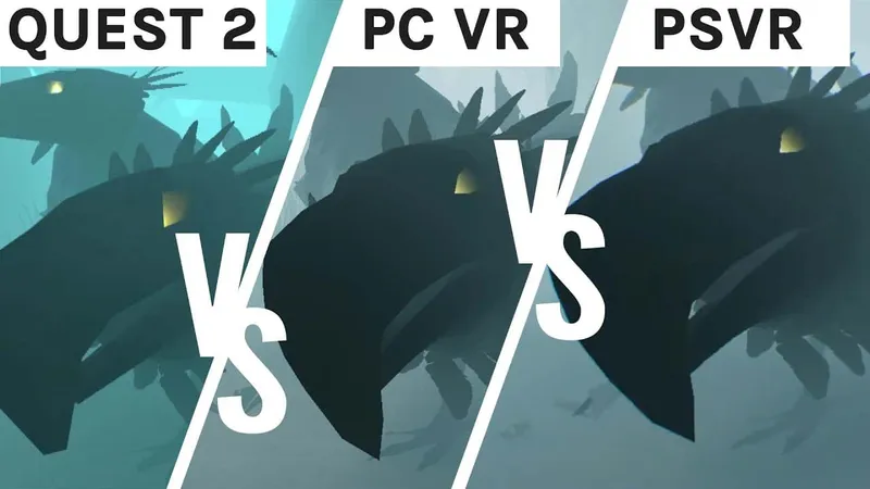 Song In The Smoke Graphics Comparison - Quest 2 vs PSVR vs PC
