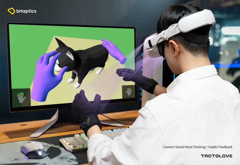 bHaptics Announces TactGlove $299 Haptic VR Gloves For Quest 2 And More