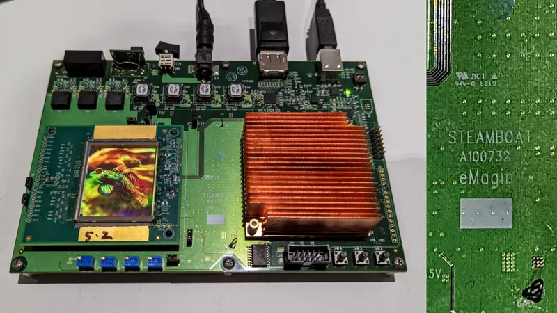 eMagin Presents 4K OLED Microdisplay For VR On 'STEAMBOAT' Board