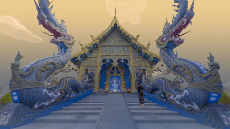 Puzzling Places Adds Blue Temple In Free Update On Quest And PSVR