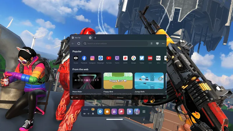 Quest 2 Now Also Lets You Bring Up The Browser Without Quitting A VR App