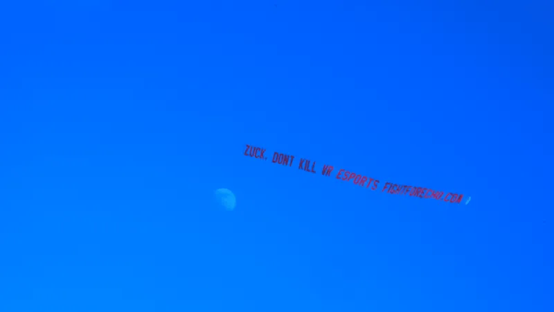 Echo VR Fans Plea To Zuck With Aerial Ad