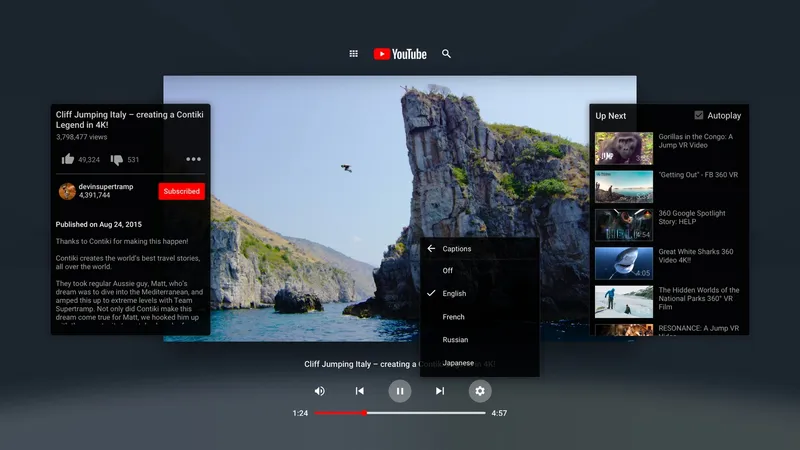 Pico 4 Gets Official YouTube VR App