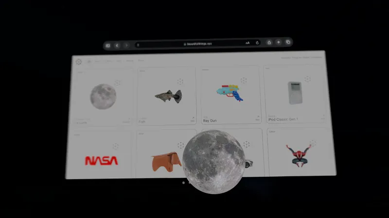 Pull Beautiful Things Into Your Room With This Website On Apple Vision Pro