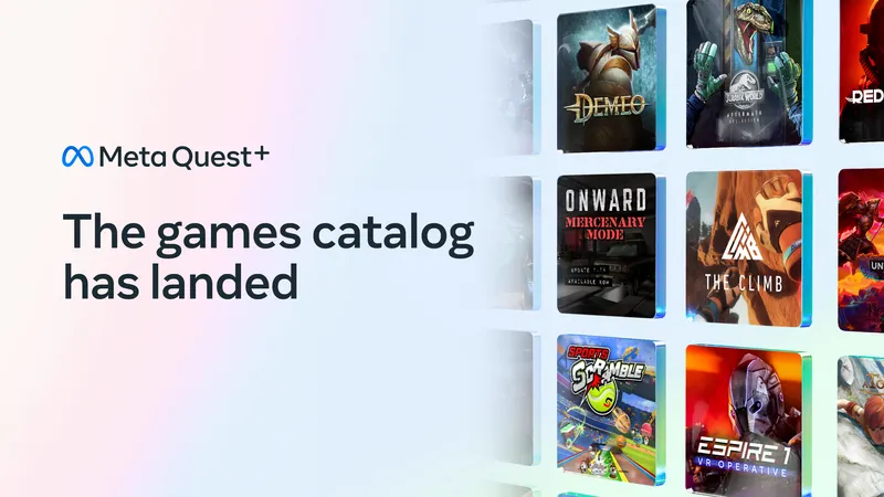 Meta Quest+ games catalog promo image