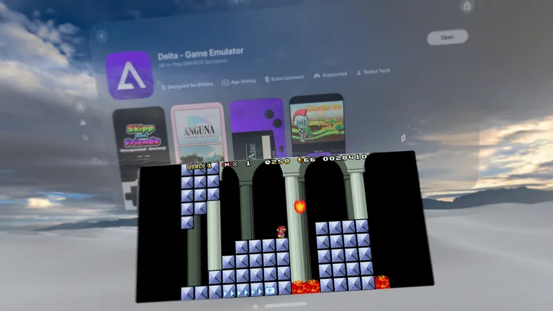 Delta Emulator Brings Nintendo's Game Boy, DS, NES, SNES And 64 To Apple Vision Pro