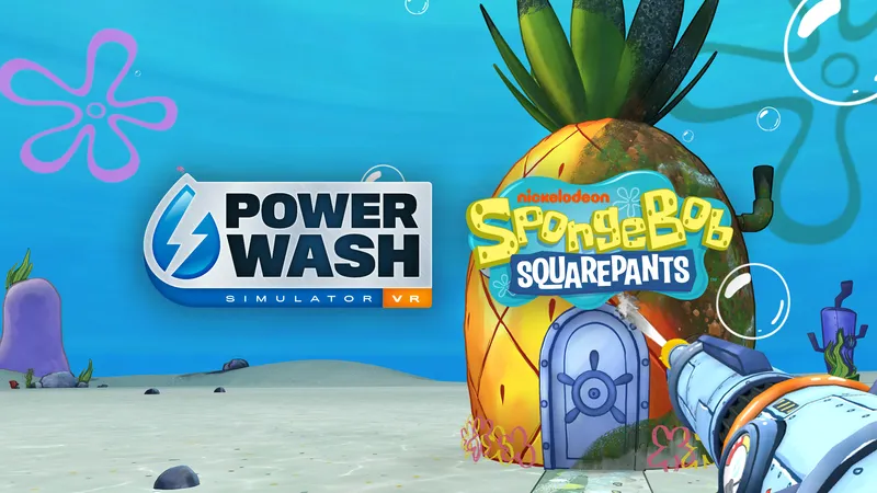 PowerWash Simulator VR Visits Bikini Bottom In The SpongeBob SquarePants DLC
