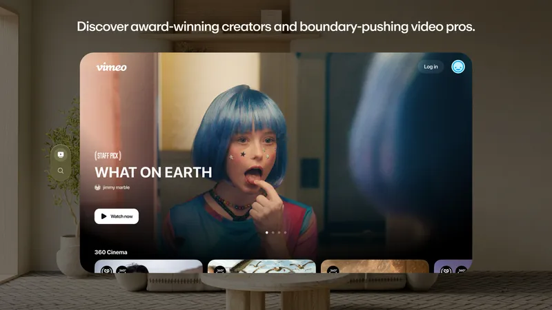 Vimeo Now Has A visionOS App And Natively Supports Spatial Videos