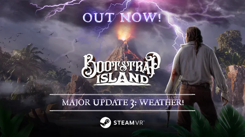 PC VR Survival Game Bootstrap Island Adds Weather And Warthogs In Major Update