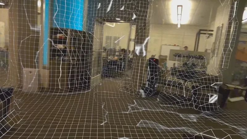 A Developer Implemented Continuous Scene Meshing On Quest 3