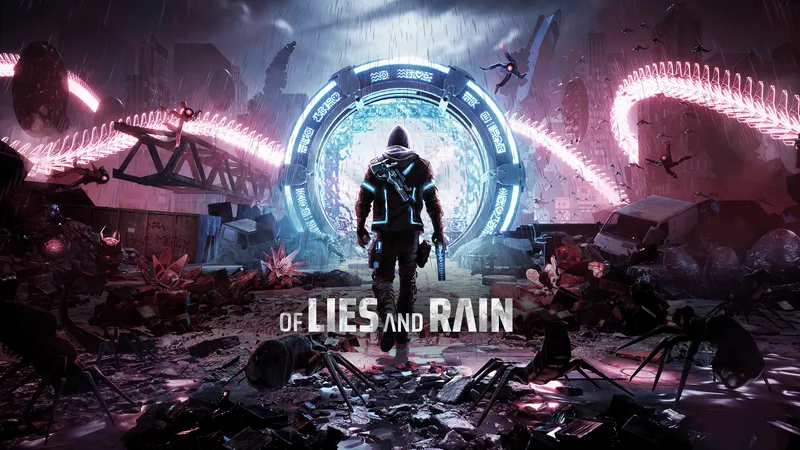 Sci-Fi VR Shooter Of Lies And Rain Releases Impressive Quest & Steam Demo