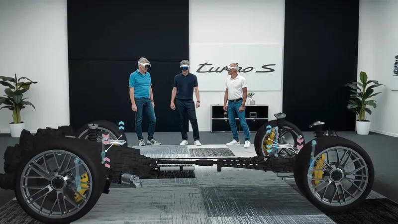 Porsche Used Colocated Apple Vision Pro Headsets To Showcase Its New Drivetrain