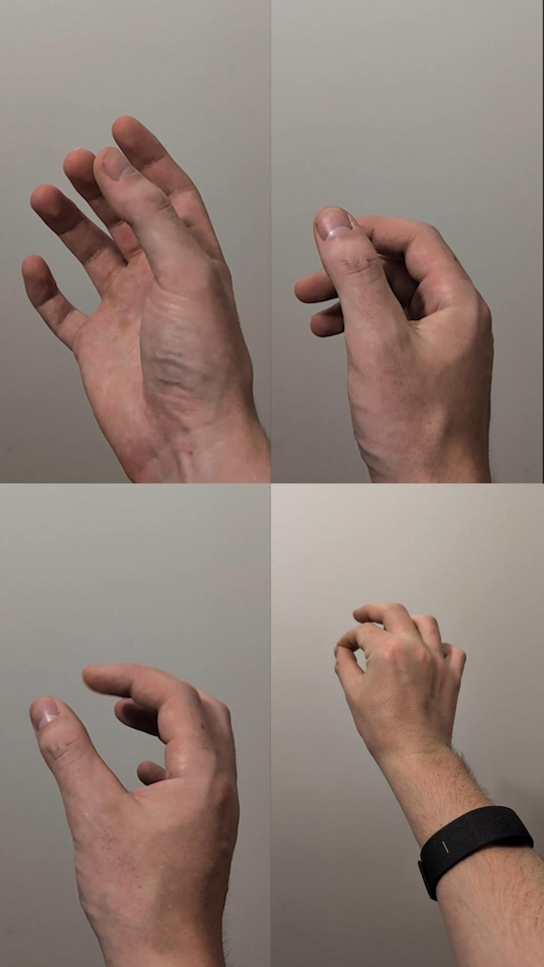 Meta Neural Band 手势示意图