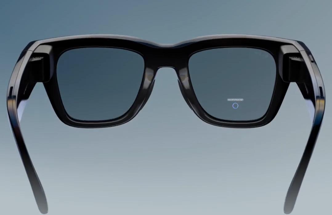 Meta Ray‑Ban Display 单眼 HUD 示例视频截图